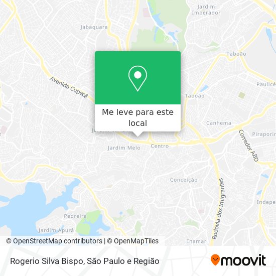 Rogerio Silva Bispo mapa