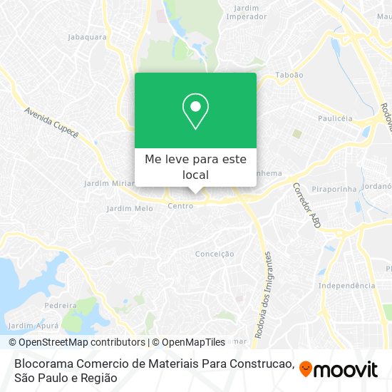 Blocorama Comercio de Materiais Para Construcao mapa