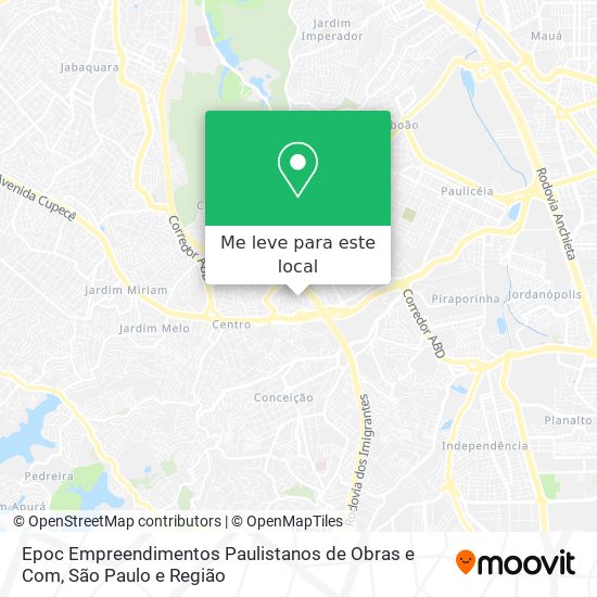 Epoc Empreendimentos Paulistanos de Obras e Com mapa