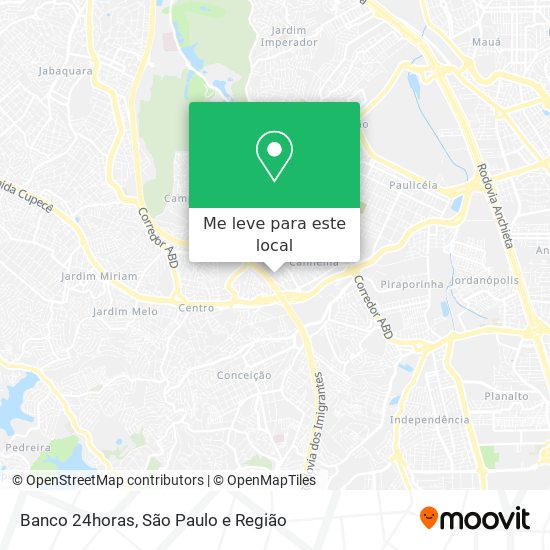 Banco 24horas mapa