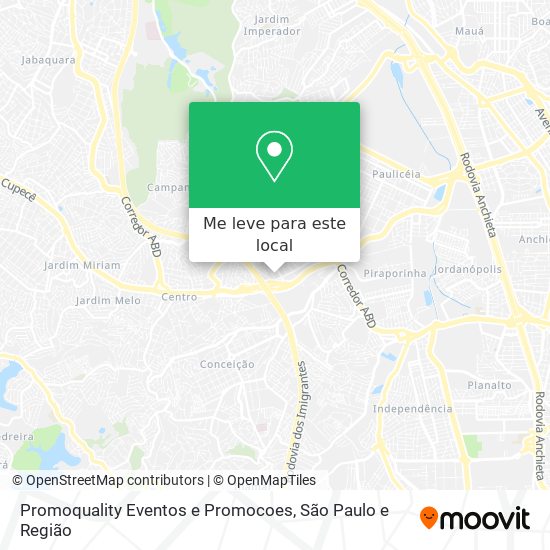 Promoquality Eventos e Promocoes mapa