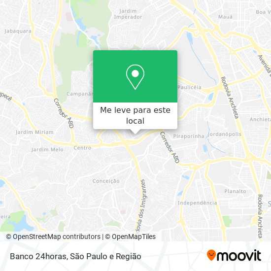 Banco 24horas mapa