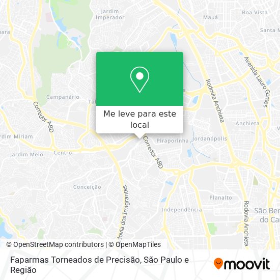 Faparmas Torneados de Precisão mapa