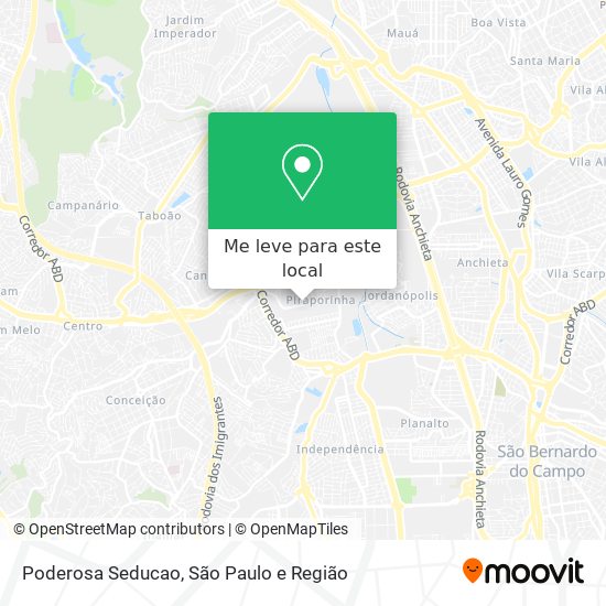 Poderosa Seducao mapa