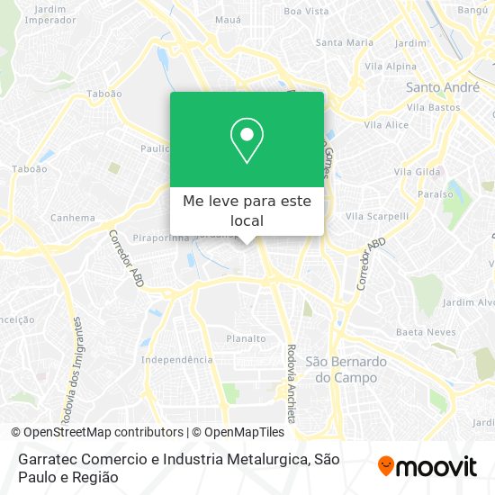 Garratec Comercio e Industria Metalurgica mapa