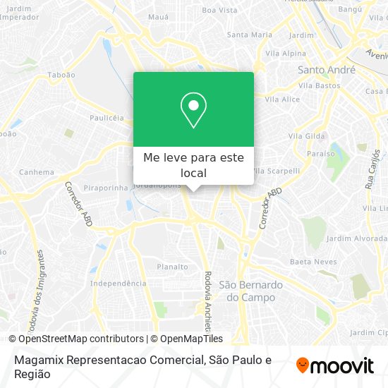 Magamix Representacao Comercial mapa