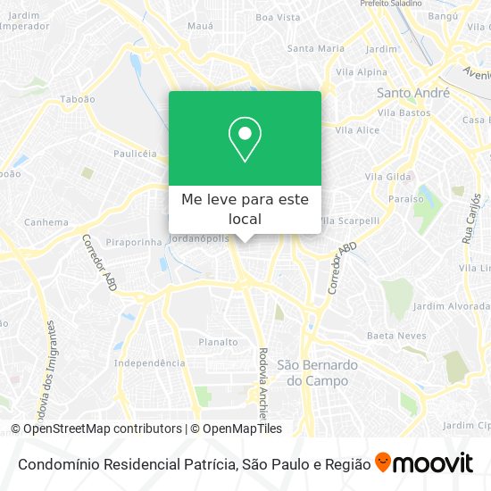 Condomínio Residencial Patrícia mapa