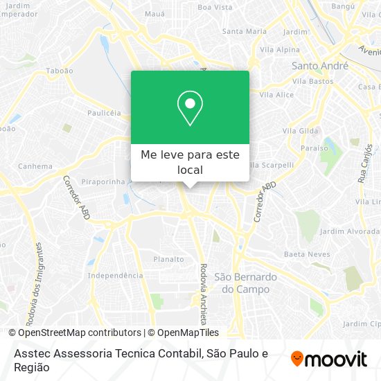 Asstec Assessoria Tecnica Contabil mapa