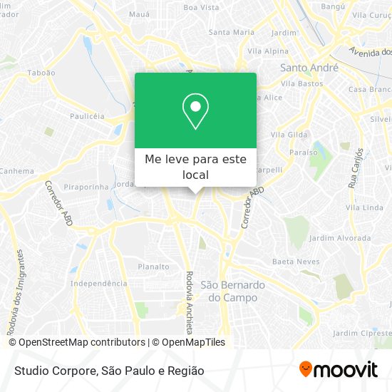 Studio Corpore mapa