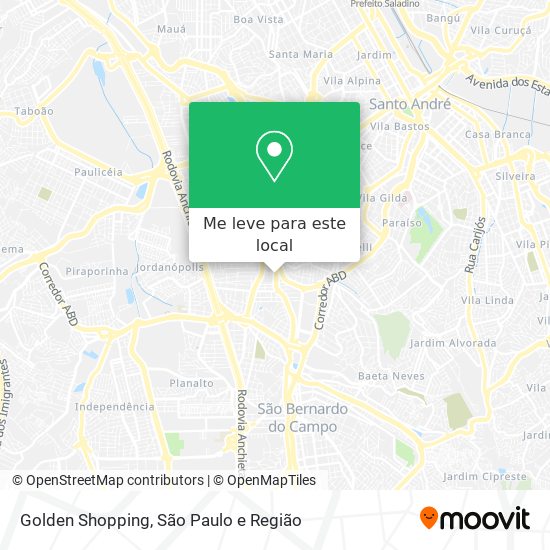 Golden Shopping mapa
