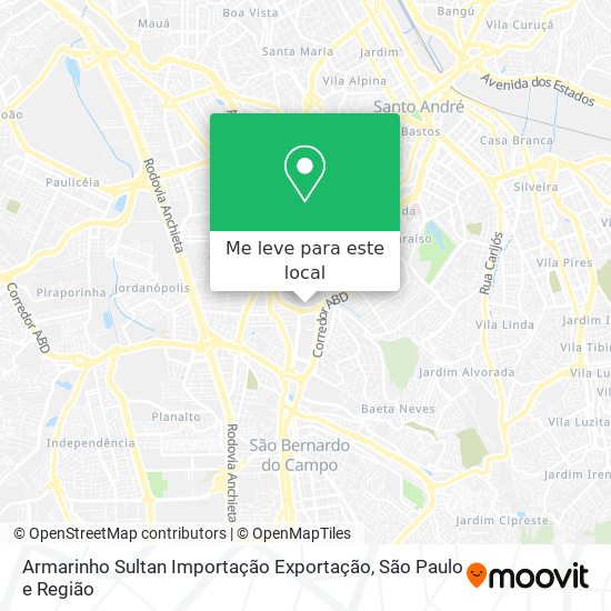 Armarinho Sultan Importação Exportação mapa
