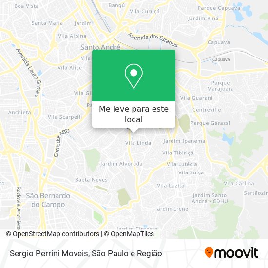 Sergio Perrini Moveis mapa
