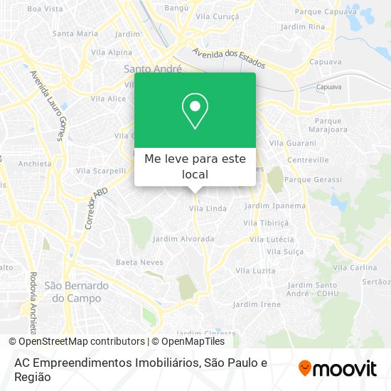 AC Empreendimentos Imobiliários mapa