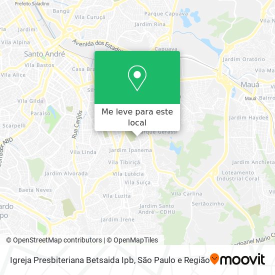 Igreja Presbiteriana Betsaida Ipb mapa