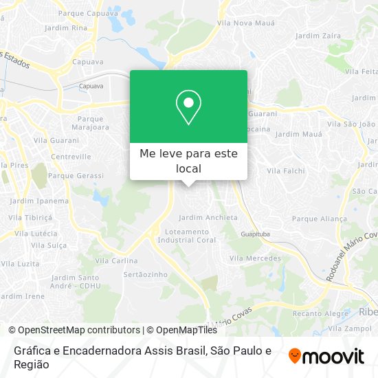 Gráfica e Encadernadora Assis Brasil mapa