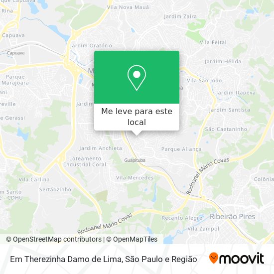 Em Therezinha Damo de Lima mapa