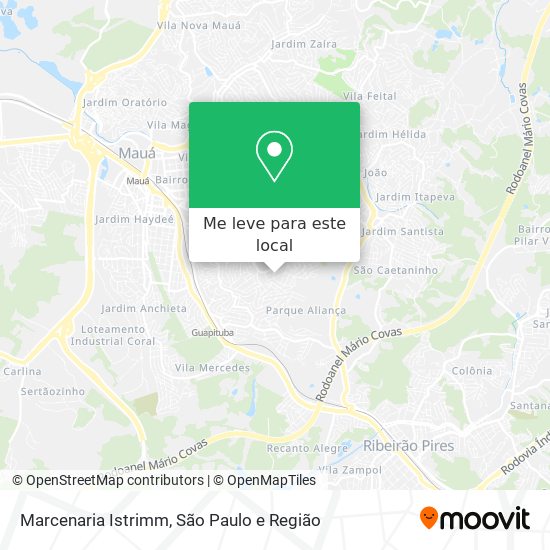 Marcenaria Istrimm mapa
