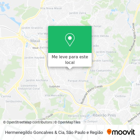 Hermenegildo Goncalves & Cia mapa