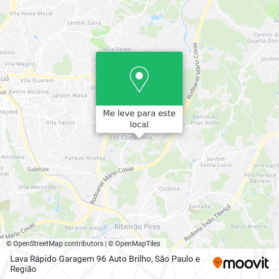 Lava Rápido Garagem 96 Auto Brilho mapa