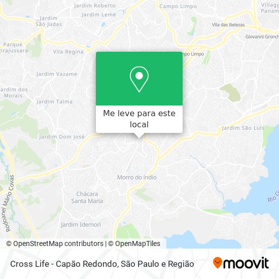 Cross Life - Capão Redondo mapa