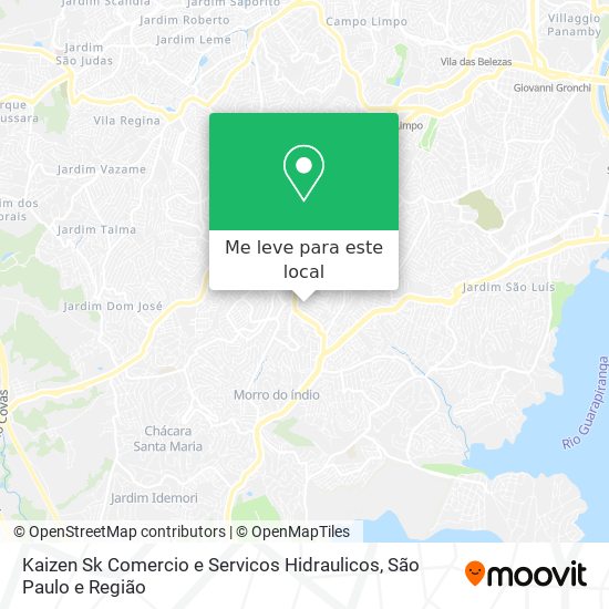 Kaizen Sk Comercio e Servicos Hidraulicos mapa