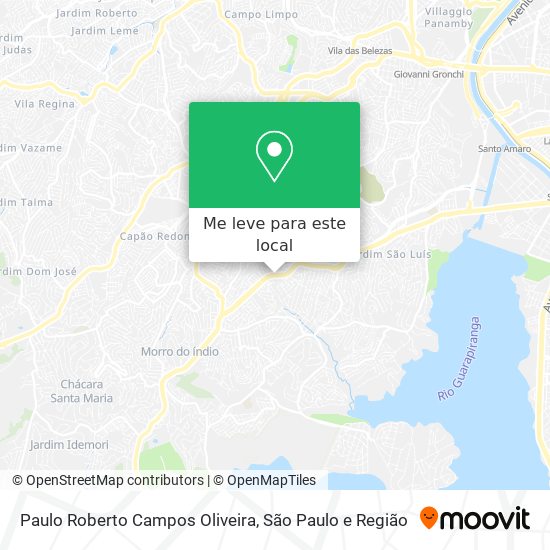 Paulo Roberto Campos Oliveira mapa