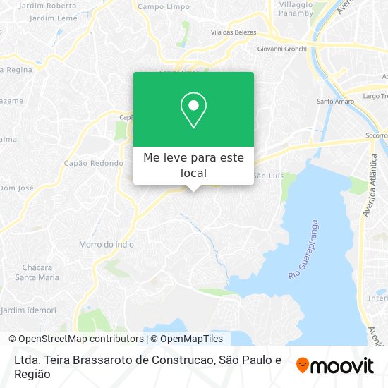 Ltda. Teira Brassaroto de Construcao mapa