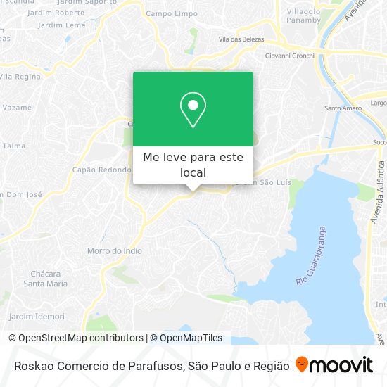 Roskao Comercio de Parafusos mapa