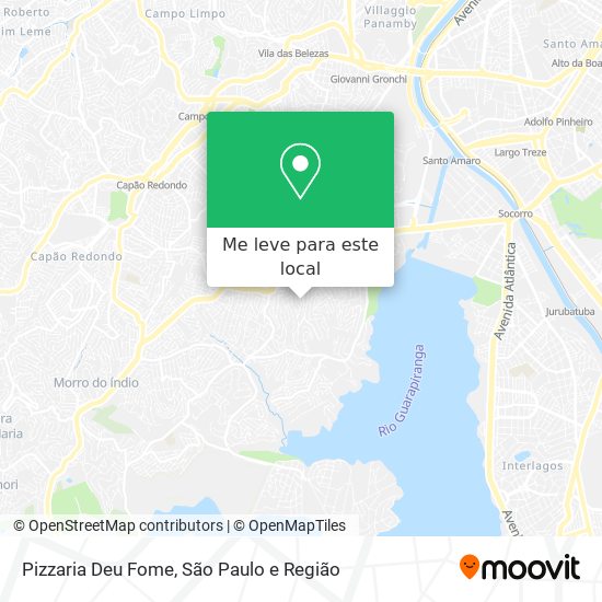 Pizzaria Deu Fome mapa