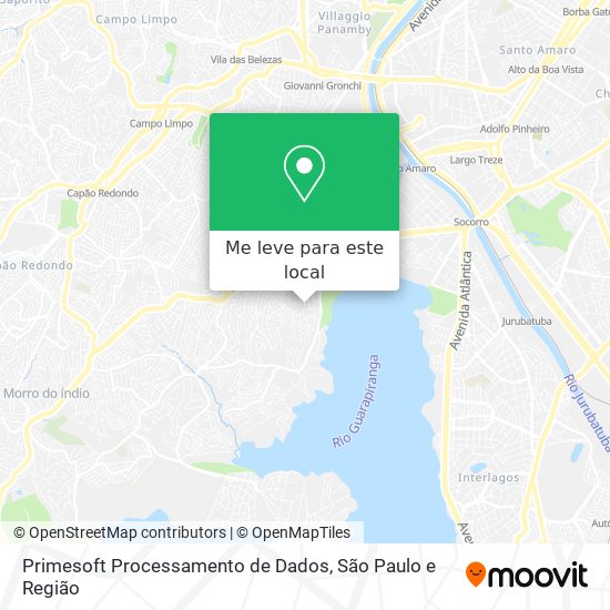 Primesoft Processamento de Dados mapa