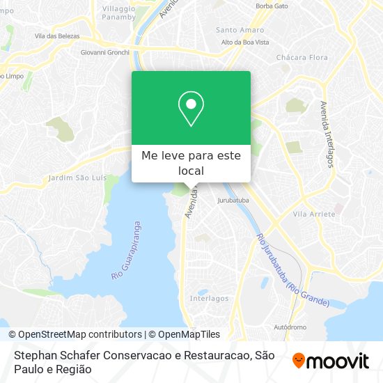 Stephan Schafer Conservacao e Restauracao mapa