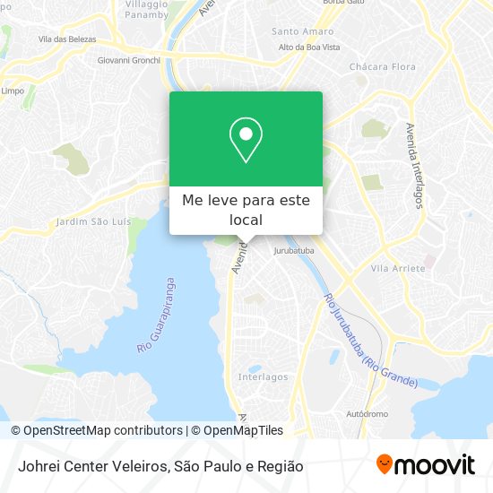 Johrei Center Veleiros mapa