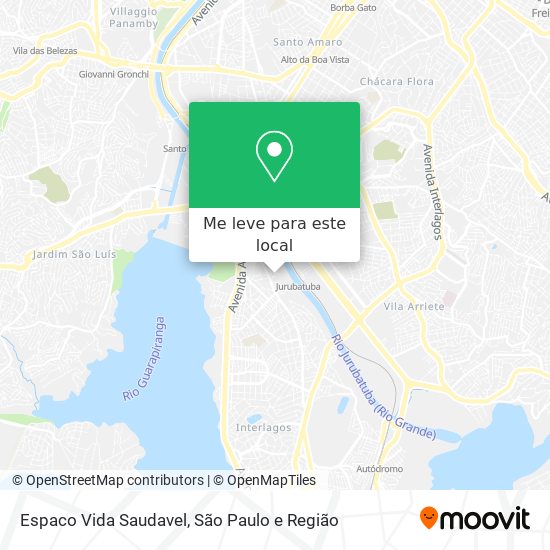 Espaco Vida Saudavel mapa
