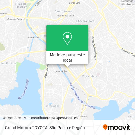 Grand Motors TOYOTA mapa