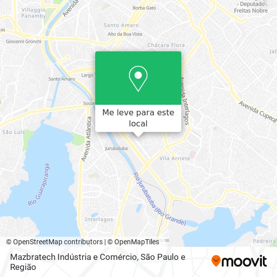 Mazbratech Indústria e Comércio mapa