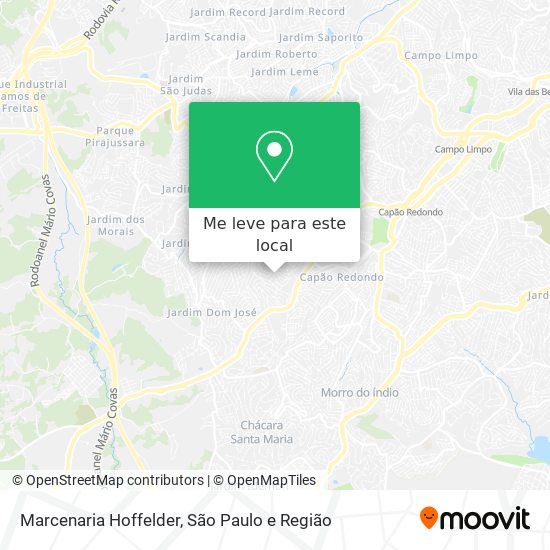 Marcenaria Hoffelder mapa