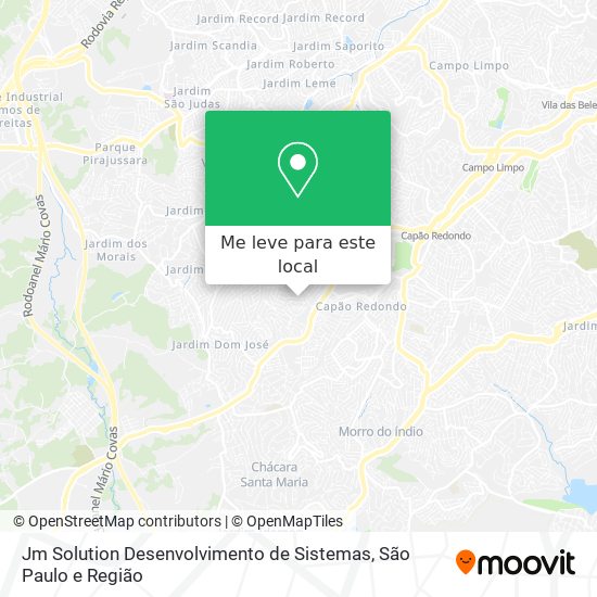 Jm Solution Desenvolvimento de Sistemas mapa