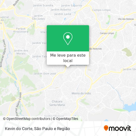 Kevin do Corte mapa