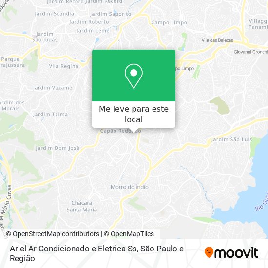 Ariel Ar Condicionado e Eletrica Ss mapa