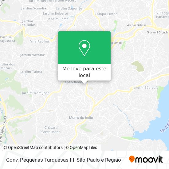 Conv. Pequenas Turquesas III mapa