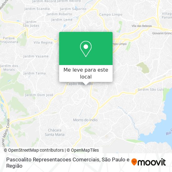 Pascoalito Representacoes Comerciais mapa