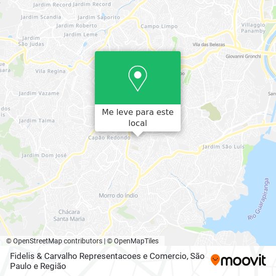 Fidelis & Carvalho Representacoes e Comercio mapa