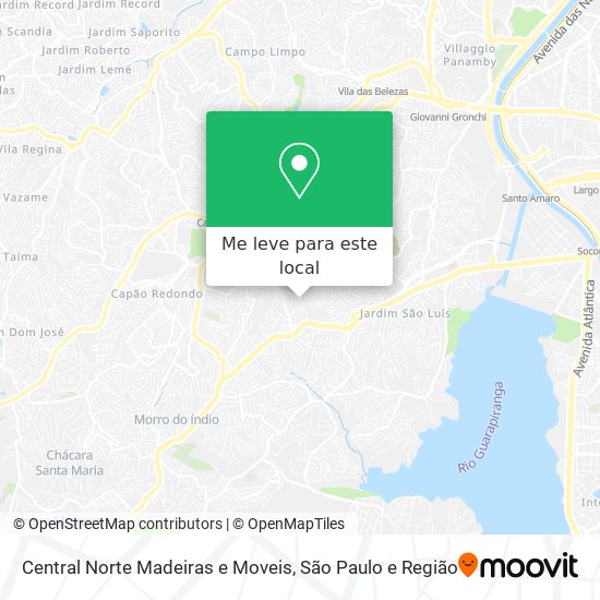 Central Norte Madeiras e Moveis mapa