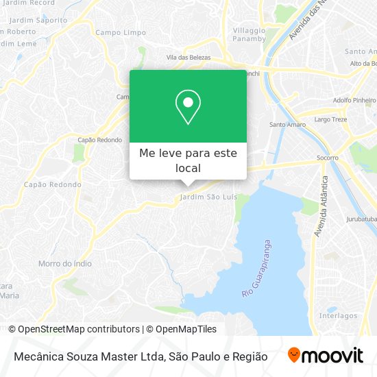 Mecânica Souza Master Ltda mapa