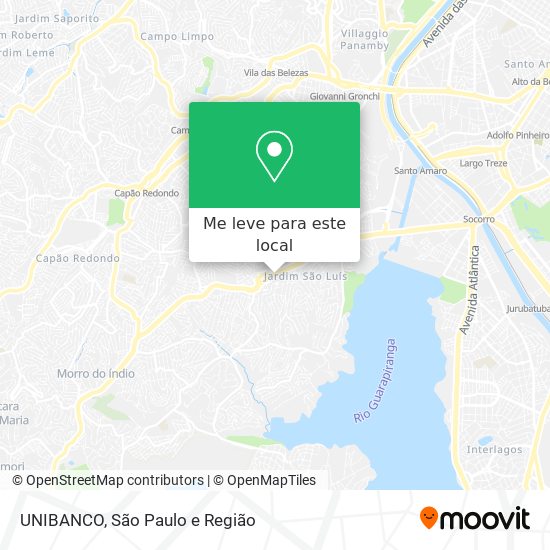 UNIBANCO mapa