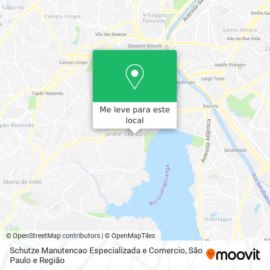 Schutze Manutencao Especializada e Comercio mapa