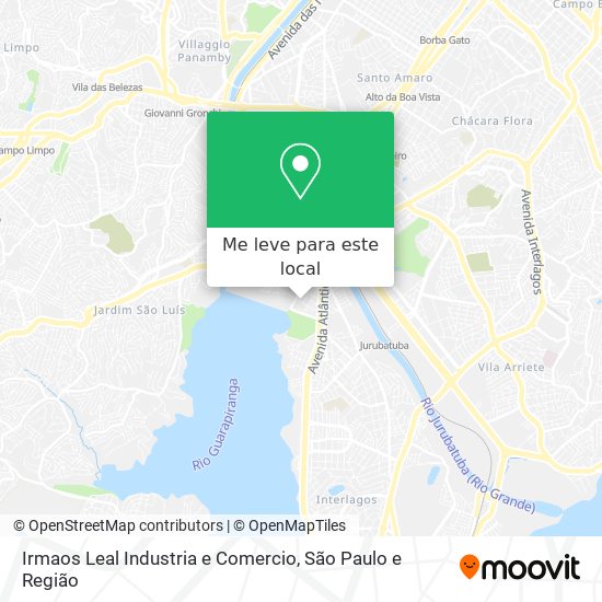 Irmaos Leal Industria e Comercio mapa