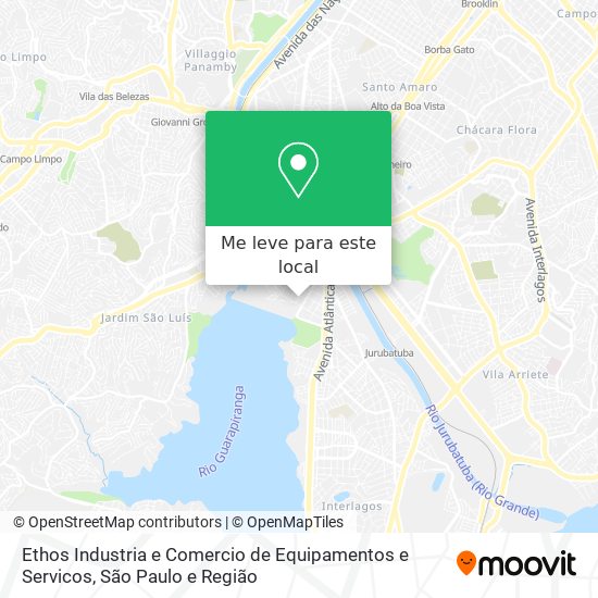 Ethos Industria e Comercio de Equipamentos e Servicos mapa