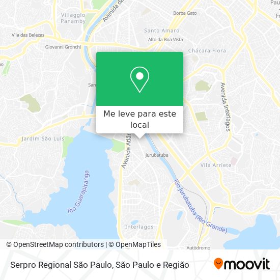 Serpro Regional São Paulo mapa