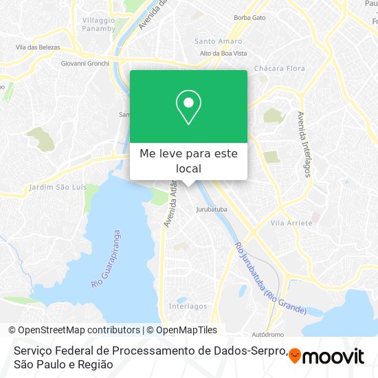 Serviço Federal de Processamento de Dados-Serpro mapa